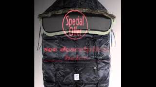 7AM Enfant "Le Sac Igloo" Footmuff, Converts into a Single Panel Stroller and Car Seat Cover