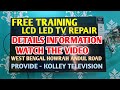FREE TRAINING LCD LED TV REPAIR WEST BENGAL HOWRAH ANDUL | LCD LED TV REPAIR COURSE |📺 😎||