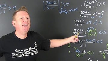 Absolute value rational inequality 2 OR case