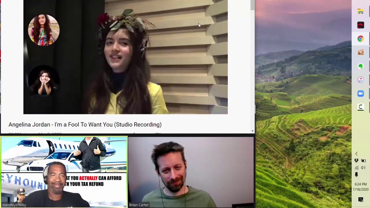 Angelina Jordan REACTION I'm a Fool to Want You