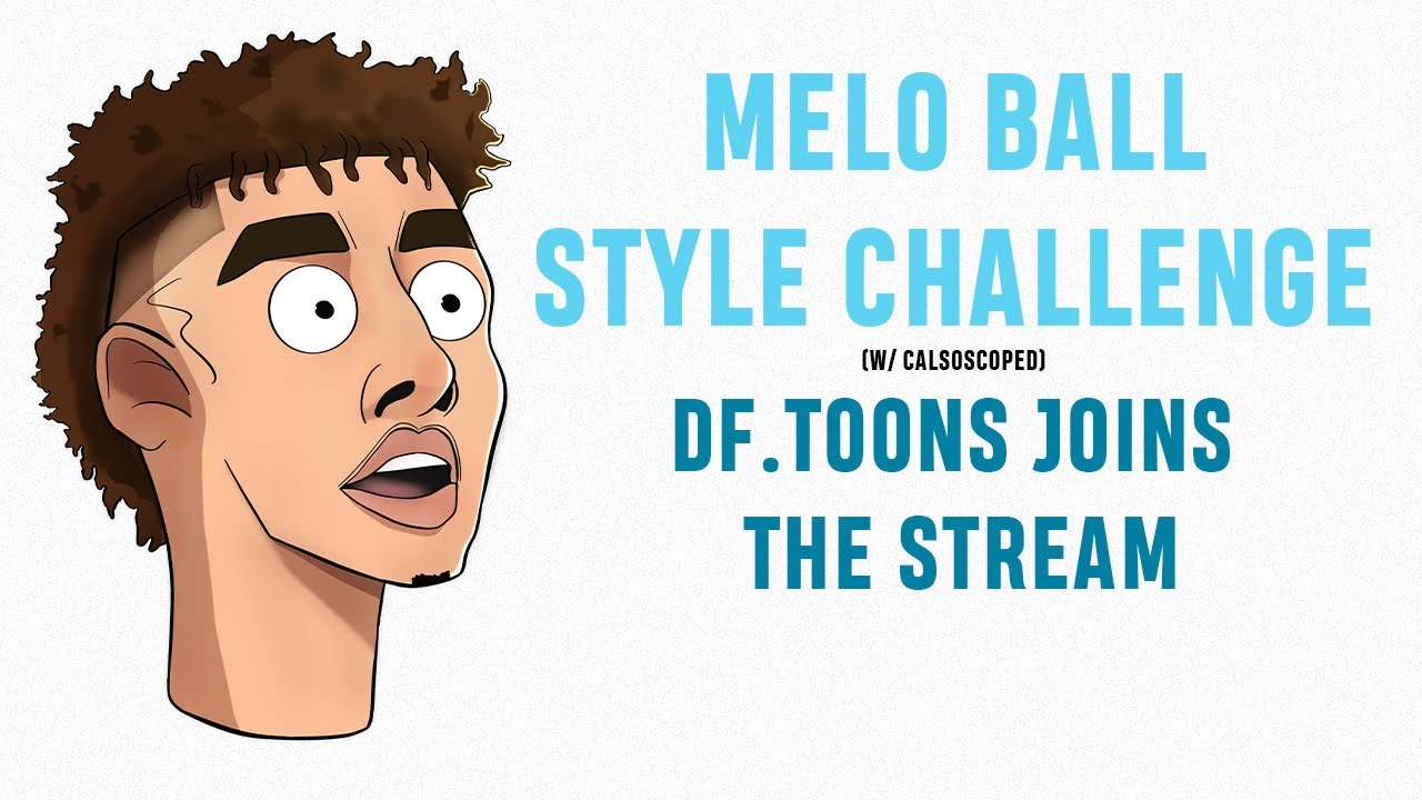 Drawing Lamelo Ball In 20 Different Cartoon Styles! DF.TOONS Joins