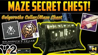 Destiny 2 | Kings Fall Secret Chest- Golgoroth's Cellar aka The Maze