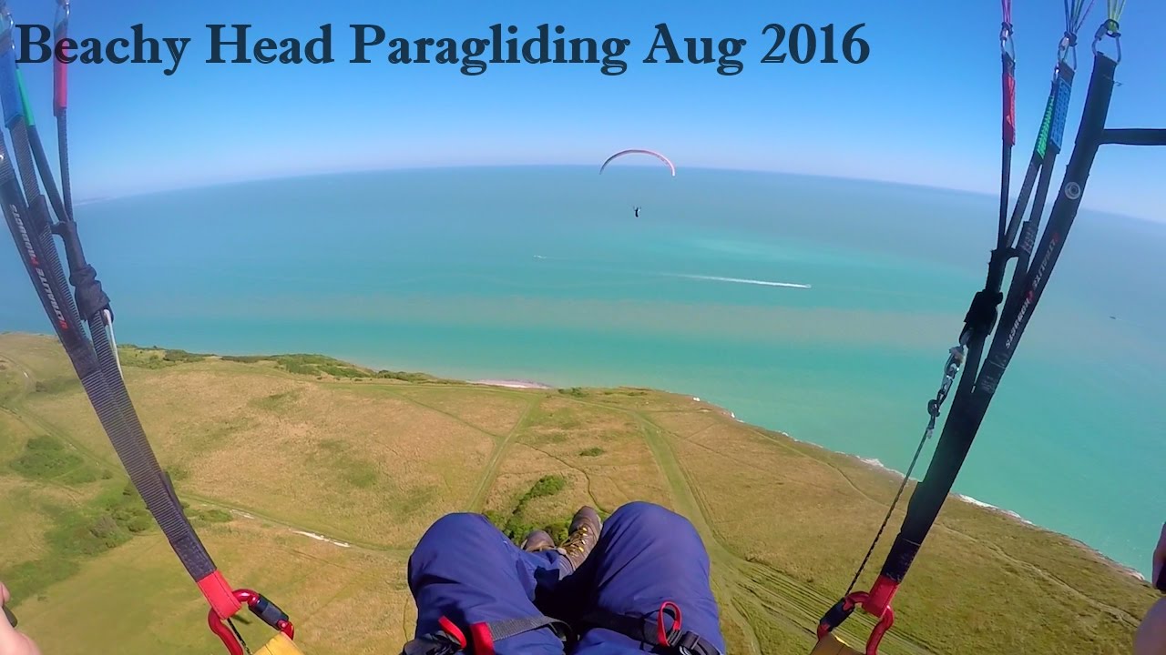Paragliding at Beachy Head England Aug 2016 YouTube