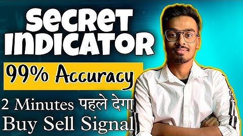 best Intraday Indicator | 2 Minutes पहले देगा Buy Sell Signal 🔥| Intraday trading strategies