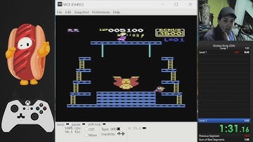 Donkey Kong (Atarisoft) C64 Speedrun Former World Record in 01:38:110 by andresfgp13
