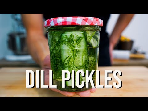 How To Make Dill Pickles  Easy amp Cheap Recipe