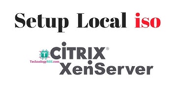 How To Create XEN Server DVD Drive ISO Library Then Create Virtual Machine