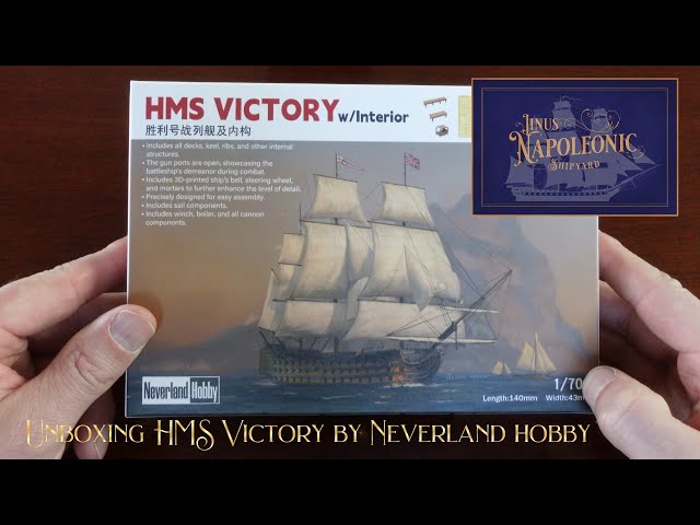Maquette Bateau 1/700 HMS Victory Elite Version - Neverland Hobby, Kit à Monter