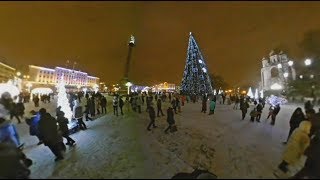 Новогодний Калининград | Площадь победы | 360°