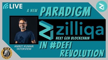 Zilliqa: New Paradigm In #DeFi Evolution w Amrit Kumar (LIVE Interview)