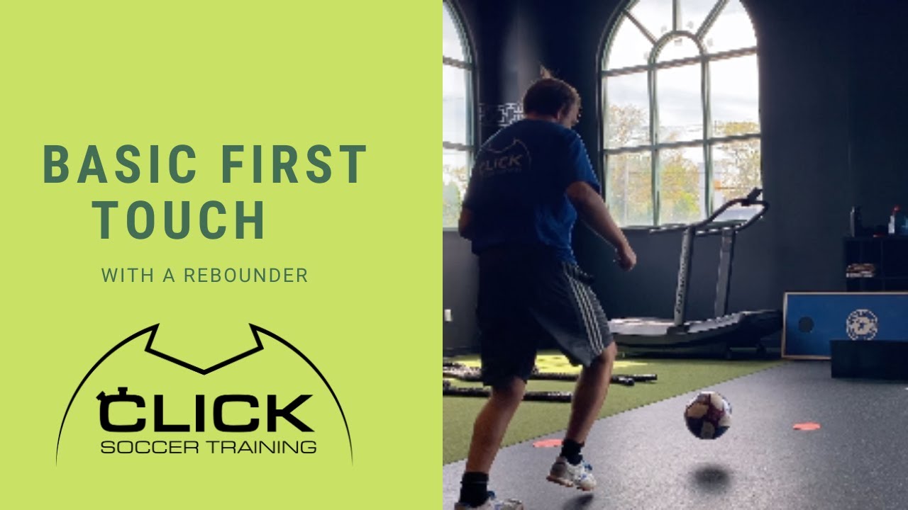 Simple practice to improve a soccer players first touch - YouTube