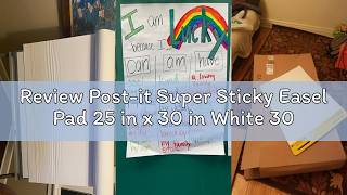 Review Post-it Super Sticky Easel Pad 25 in x 30 in White 30 Sheets/Pad 2 Pad/Pack Large White Premi