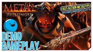 Metal Hellsinger | Steam Demo Gameplay (No Commentary)