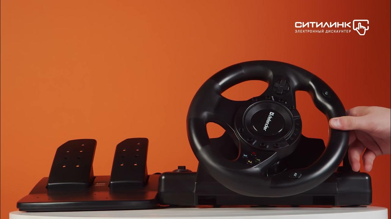 Обзор руля DEFENDER Forsage Drift GT | Ситилинк - YouTube