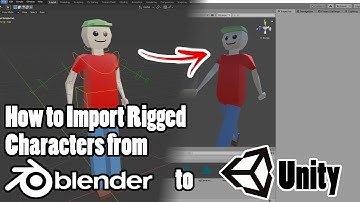 How to Import Rigged Characters and Their Animations from Blender to Unity!