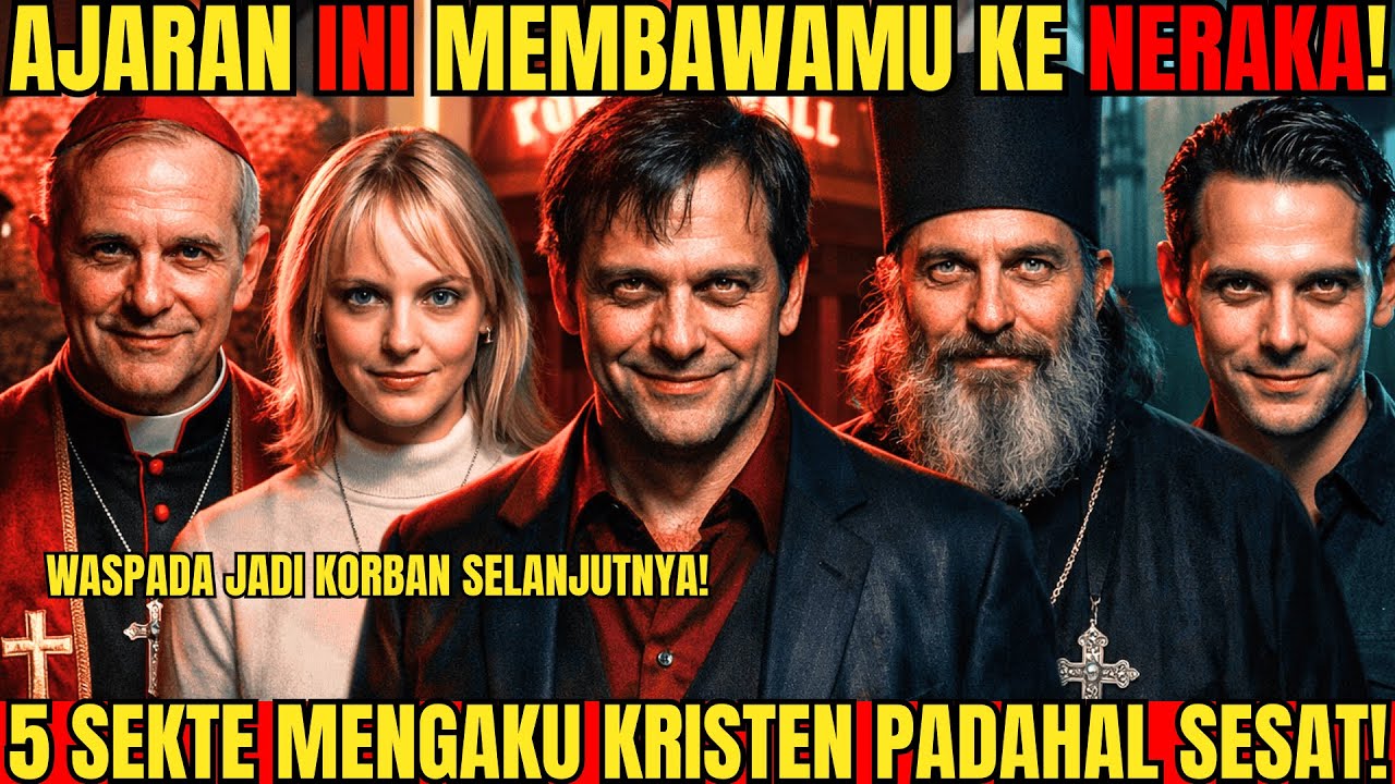 KRISTEN DIPALSUKAN❗️5 SEKTE SESAT PENIPU ATAS NAMA YESUS❗️BONGKAR NABI PALSU YAHUDI