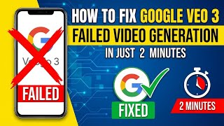 Google Veo 3 Failed Generation Fix How To Solve Veo 3 Video Generation Error Step-By-Step