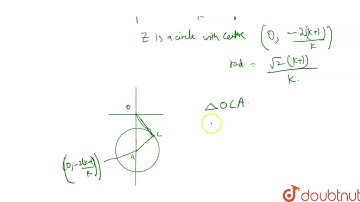 "If `z` is a complex number lying in the fourth quadrant of Argand plane and `|[(kz)/(k+1)]+2i|g
