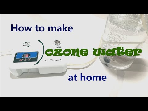 How to make ozone water at home with ozone generator OZX-300AT.