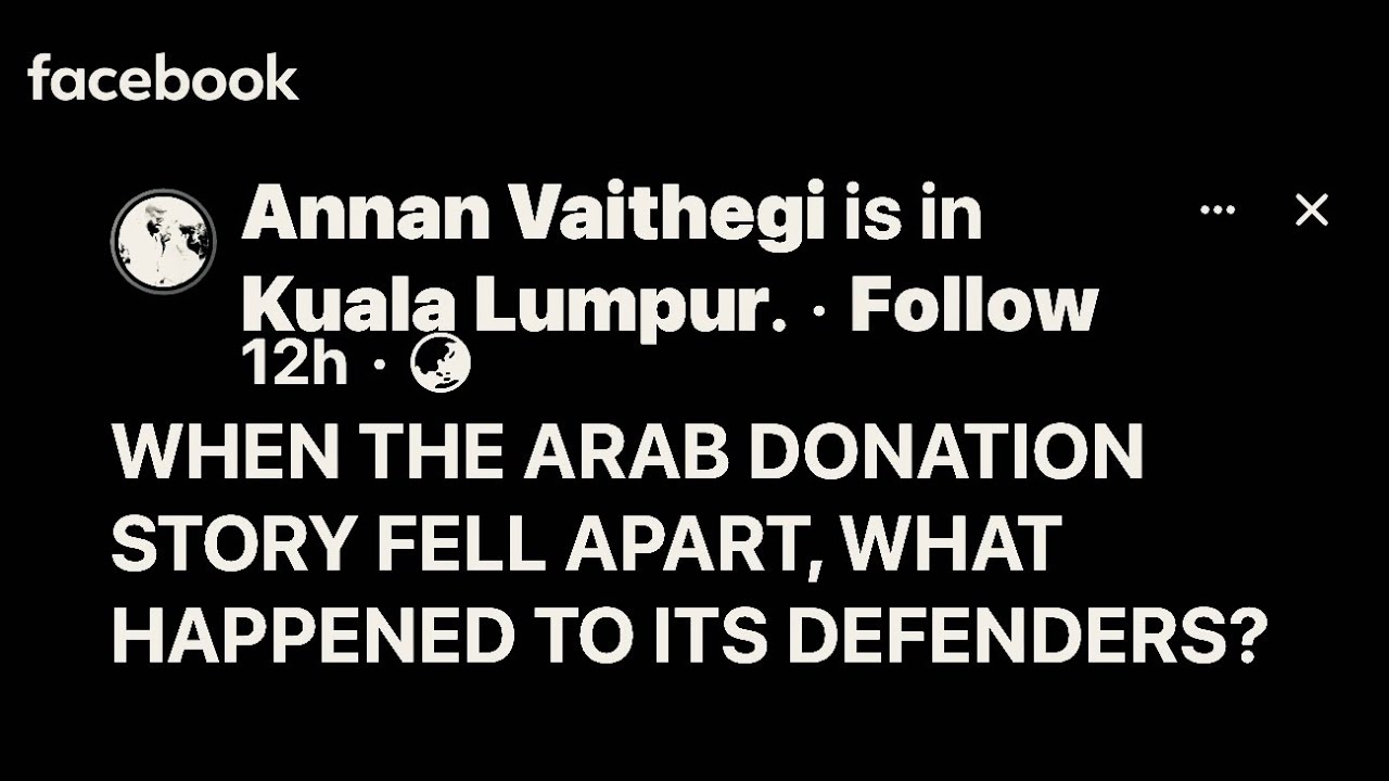 Что случилось с теми, кто защищал арабские пожертвования, когда история с ними развалилась?