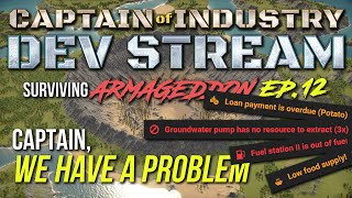 Captain of Industry dev stream #12: Captain, we have a problem!
Join Captain Marek playing on the hardest settings while talking about Captain of Industry development and answering questions from the community. Captain of Industry dev stream #12: Captain, we have a problem!