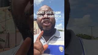 AM PLEADING WITH THE AMERICAN EMBASSY NOT TO GIVE MY FELLOW GHANAIANS VISA TO WATCH THE WORLD CUP