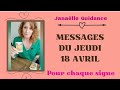  messages du jeudi 18 avril pour chaque signe 