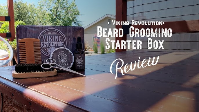 Viking Revolution Beard Care Kit for Men - Ultimate Beard Grooming Kit  Review - LuxClout.com