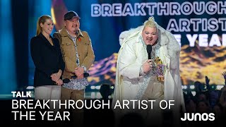 TALK wins Breakthrough Artist of the Year | The 2024 JUNO Awards