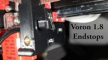 Voron 1.8 Endstops and Braiding - general update