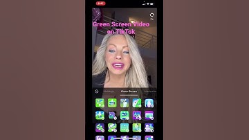Green screen video on TikTok - EASY #shorts