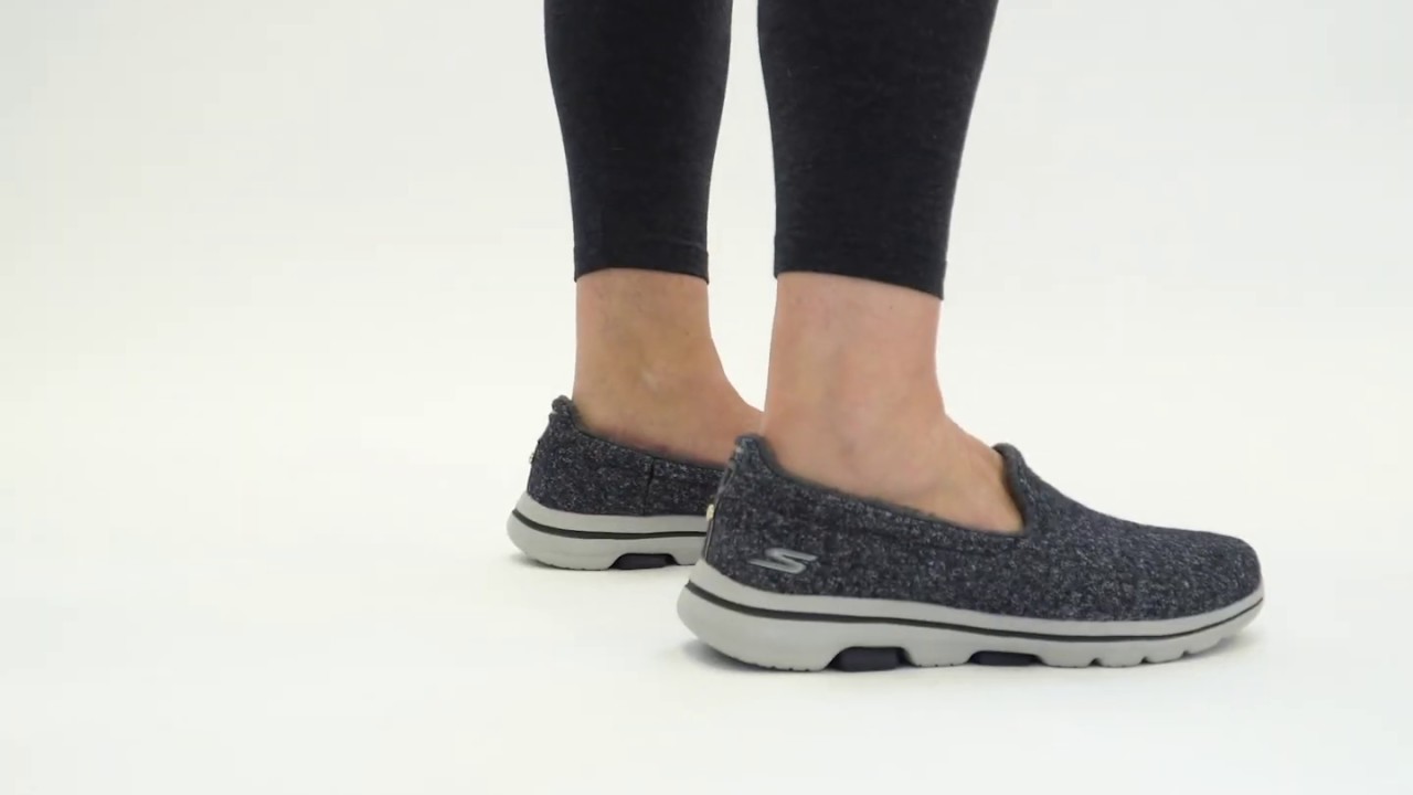 skechers go walk slip on trainers