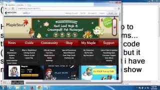HELP ME PLEASE! MY MAPLESTORY ISN'T WORKING!