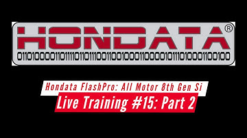 Hondata Flashpro Live Training: 8th Gen Civic Si NA Bolt-Ons Part 2 | Evans Performance Academy