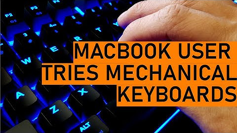 Noise level comparison of mechanical keyboards vs Macbook / laptop scissor switch