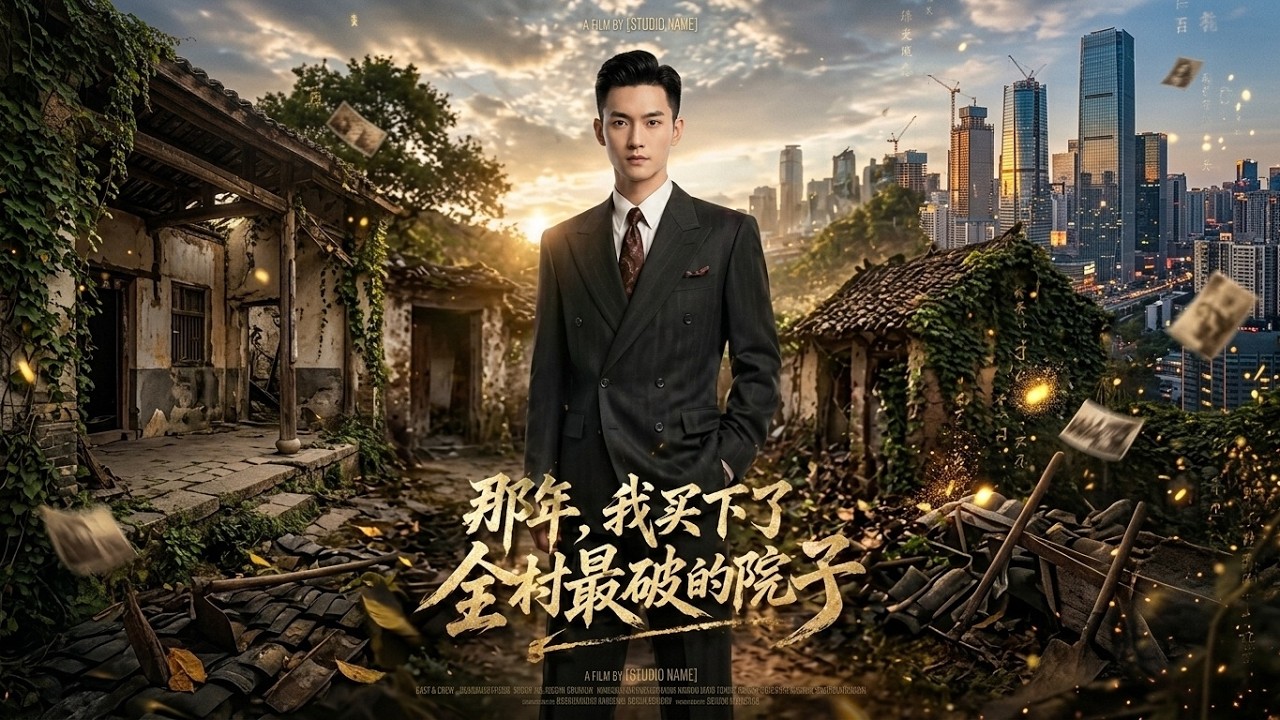 【完整版】🔥最新AI短剧《那年，我买下了全村最破的院子》（57集）#drama #AI短剧 #短剧 #爱情 #甜宠 #古装 #逆袭  #修仙 #玄幻 #听花短剧