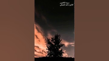 سورة الكافرون بصوت ماهر المعيقلي