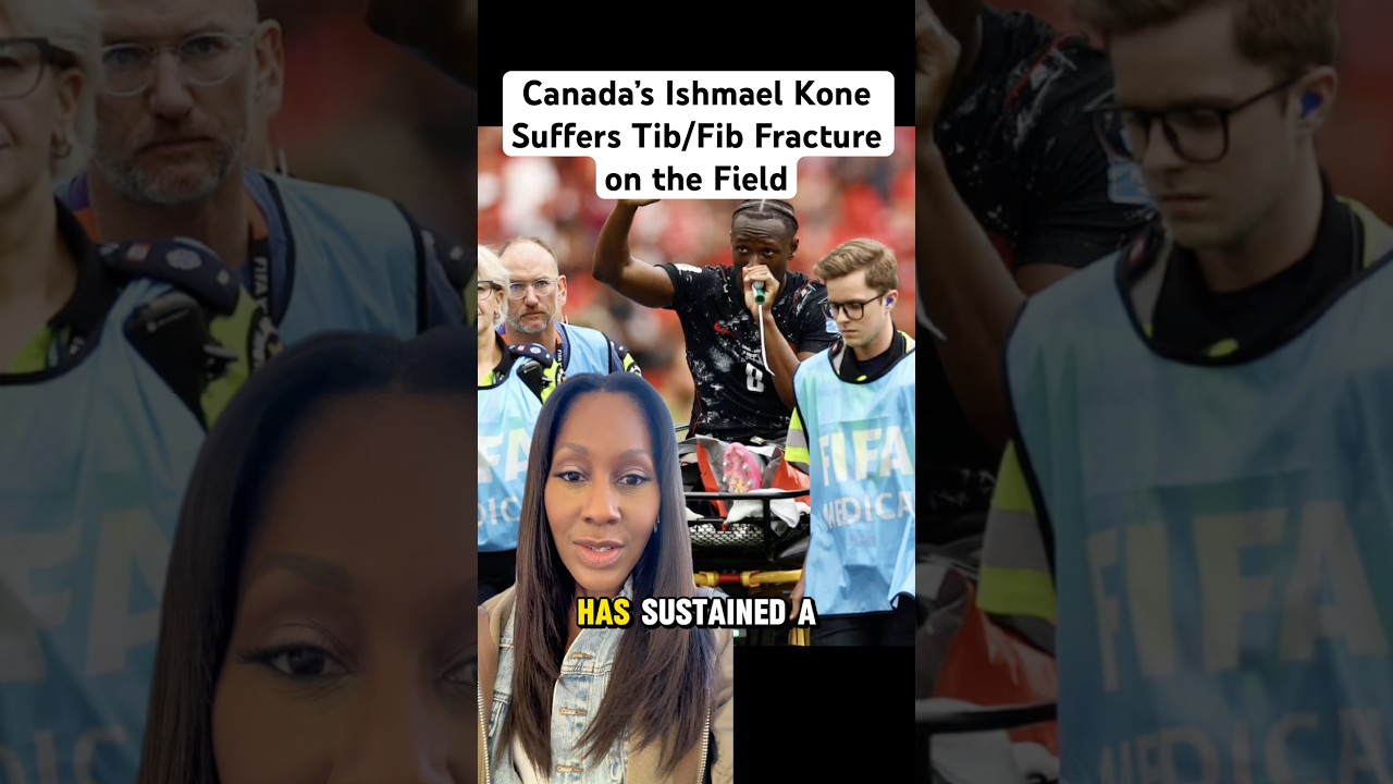 CANADA WORLD CUP PLAYER, Ishmael Kone, SUFFERS FRACTURE! ⚽️ #shorts