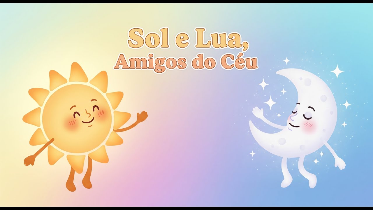 Sol e Lua, Amigos do Céu! ☀️🌙 Música Infantil para Aprender sobre o Dia e a Noite