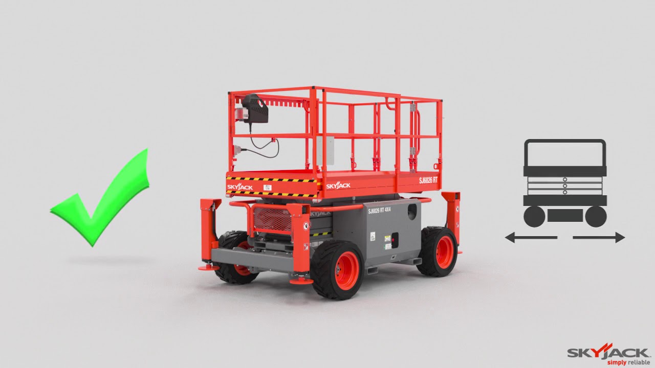 Ajustement de limit switch des stabilisateurs du Skyjack SJ6826RT.