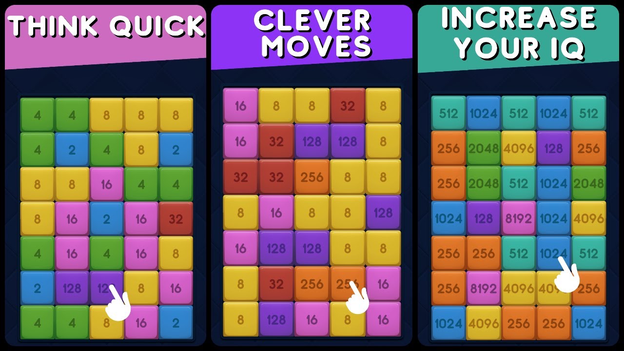 2048 Merge Cubes Mobile Game | Gameplay Android - YouTube
