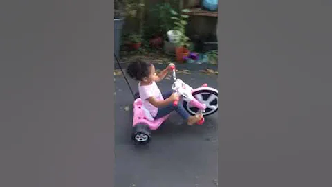 Lily's new tricycle