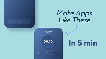 Make Android Apps In 5 Minutes! Speed Art! UI design Tutorial!