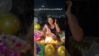 What I Eat on birthday?😍#shorts #youtubeshorts #whatieatinaday #shortvideo #viral #food #trending