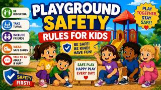 Playground Safety Rules for Kids | Learn Safe Play Habits | Kids Safety Video