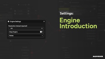 Badvisor 4.0 - Settings: Engine Introduction