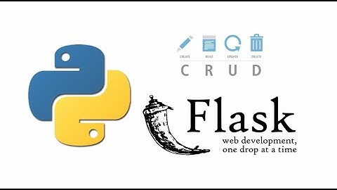 Crud application using python flask mysql database