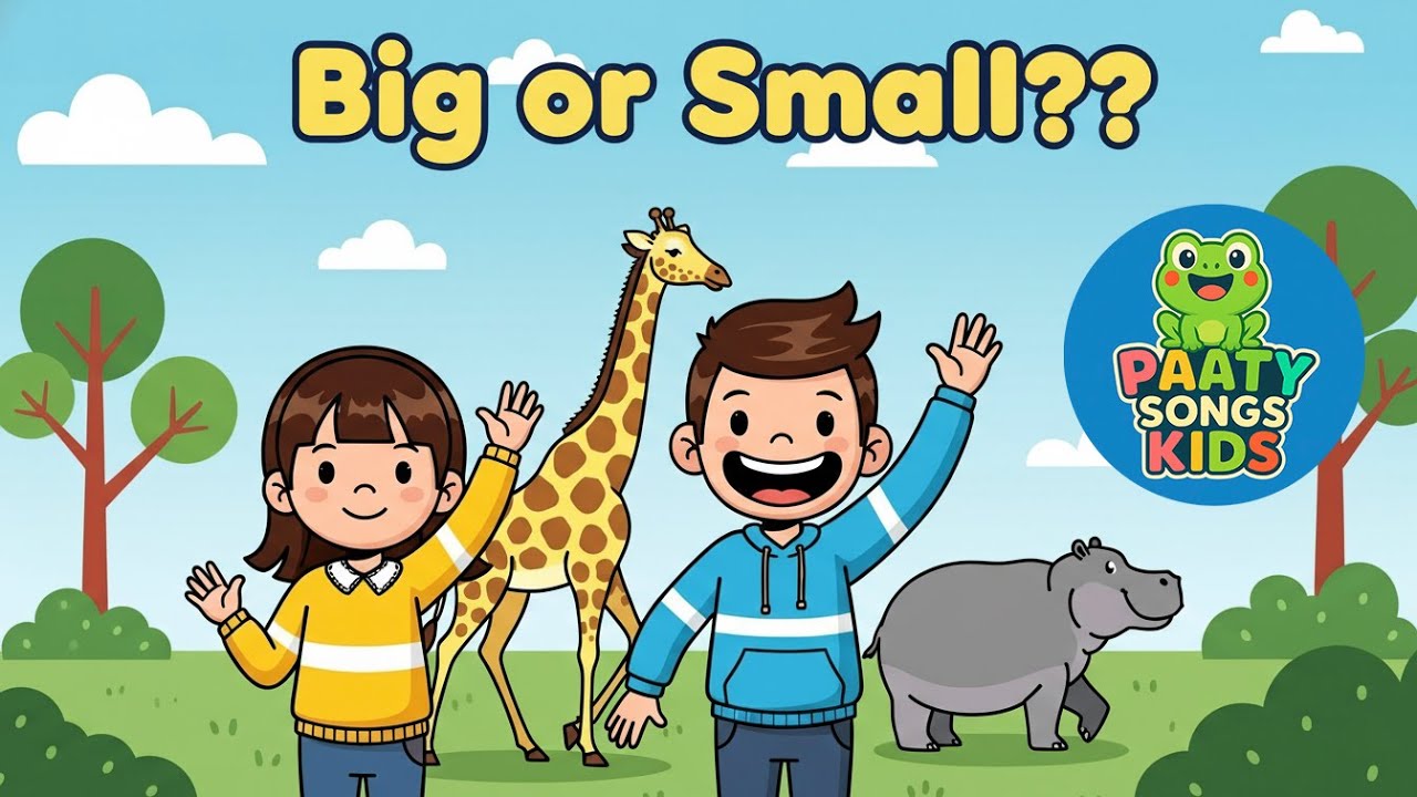 Learn Sizes for Babies & Toddlers | Big and Small Song | Sing and Learn