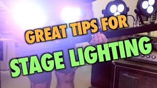 Great Tips For Stage Lighting