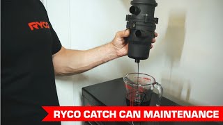 Ryco Catch Can Maintenance